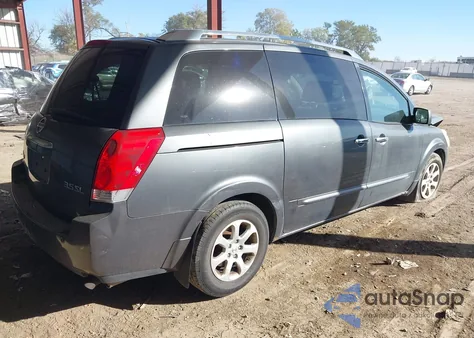 2007 Nissan Quest 3.5 Sl z USA, uszkodzony, nr VIN 5N1BV28U57N139689